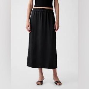 GAP Satin Midi Skirt
